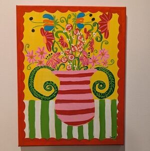 Original Signed Folk Art ❤️